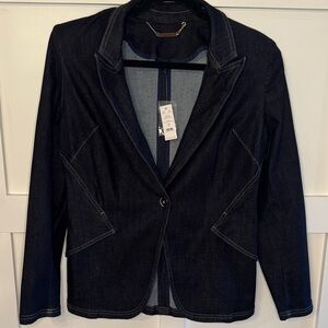 White House Black Market Dark Denim Blazer